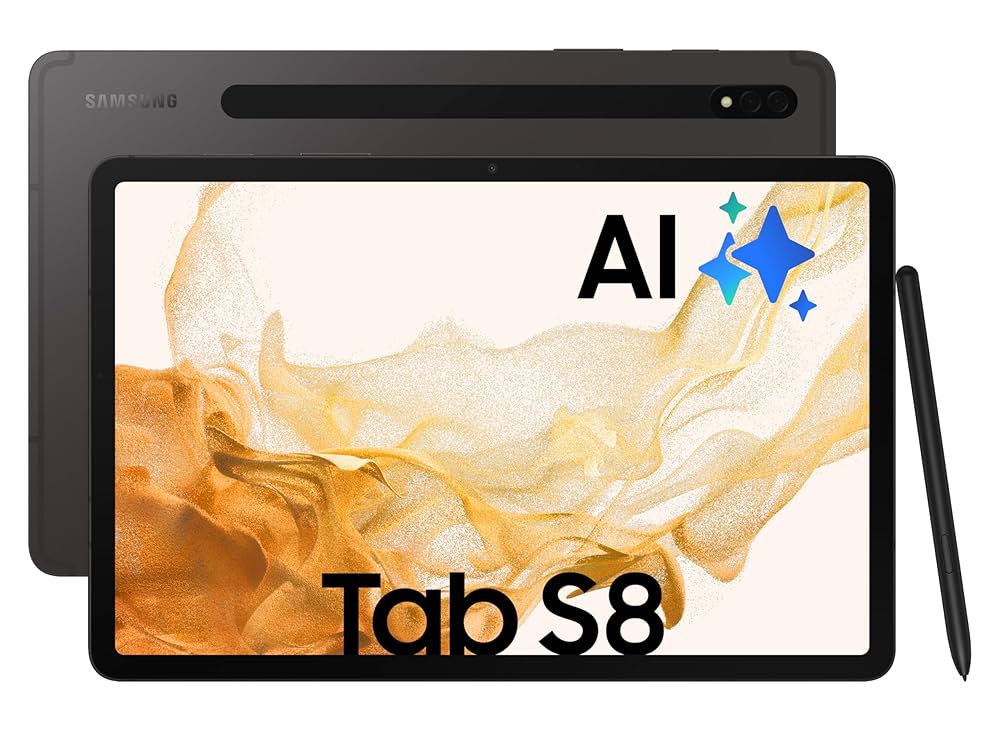 Samsung Galaxy Tab S8, 11 Inch, 128 GB Internal Memory, 8 GB